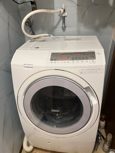 超美品日立SG110HL 2023年購入洗濯11k 乾燥6k 大容量ドラム式