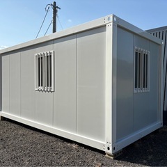 福岡市内展示物あり、見学可能　プレハブハウス3×6 物置きコンテナハウスガレージの画像