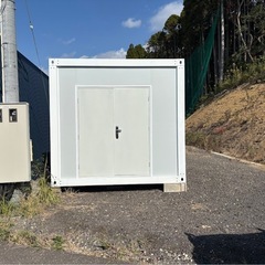 福岡市内展示物あり、見学可能　プレハブハウス3×6 物置きコンテナハウスガレージの画像