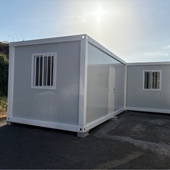 福岡市内展示物あり、見学可能　プレハブハウス3×6 物置きコンテナハウスガレージの画像