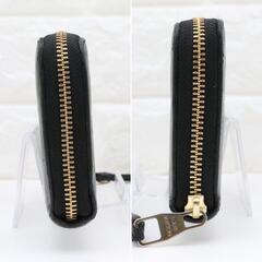 LOUIS VUITTON アンプラント 長財布 ラウンドファスナー ブラックの画像