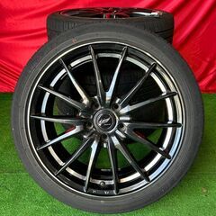 MANARAY SPORTS 18インチ 7J PCD114.3 5穴 ET53 MAXRUN EVERROAD 215