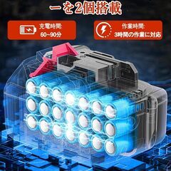 草刈り機 充電式【2025新モデル】草刈機 電動 バッテリー式 1880W高出力 2000mAh×2 大容量 軽量設計 伸縮ポール 90度調整可能 多替刃付き 家庭用 業務用 雑草 低木 刈り取り アルミ合金 低騒音 二重安全ロック 日本語説明書付きの画像