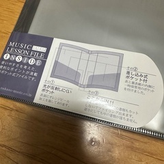 【未使用】ミュージックレッスンファイル 猫柄の画像