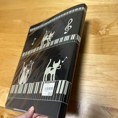 【未使用】ミュージックレッスンファイル 猫柄の画像
