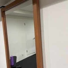 【美品】大型鏡 180×80cm｜ジム・姿見・スタジオ用の画像
