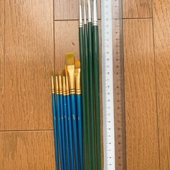 【あげます】絵筆　11本セットの画像