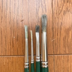 【あげます】絵筆　11本セットの画像