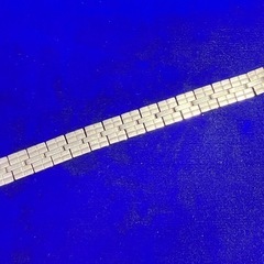 ⑩外山産業　チタン磁気ブレスレット　18㎝　シルバー　調整可　レ...