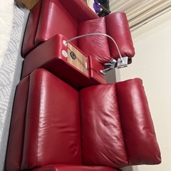 ワイド2人用電動リクライニングソファ