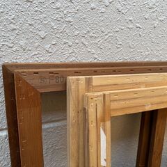 【中古・無料・おまけ付き】キャンバス木枠　F80号　絵画・油絵用　画材【まとめて4枚・キャンバス貼りできる方へ】の画像