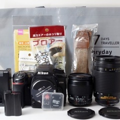 大人気機種！Nikon D7500★Wズームレンズ★Wi-Fi内蔵★すぐ使える  1ヶ月動作補償あり！ 安心の補償付き発送！ 送料無料！の画像