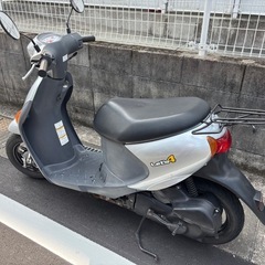 バイク　原付　スズキ　レッツ4 通勤用にの画像