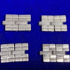 17 延長パーツ4個　チタン製磁気ブレスレット　ネックレス　外山産業