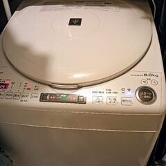 【動作OK・2022年製】SHARP洗濯乾燥機 8kg／ES-TX8F-W（練馬エリア直接受け渡し）の画像