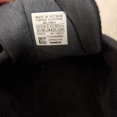 Reebok（リーボック）黒スニーカー28.5cmの画像