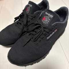 Reebok（リーボック）黒スニーカー28.5cmの画像
