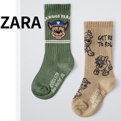 【6m-12m?】ZARA パウパトロール　靴下　ソックス　ベビ...