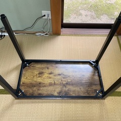 ニトリ デスクNステイン 120 ブラウンの画像