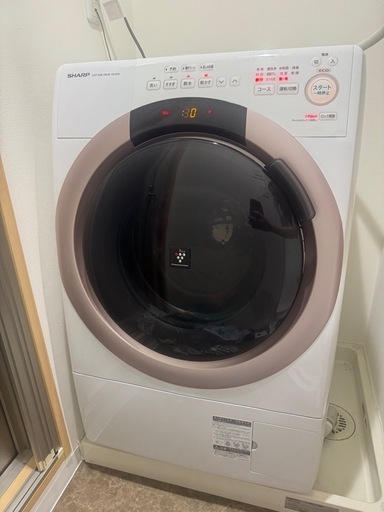 一都三県限定 配送設置無料 ドラム式洗濯乾燥機 SHARP シャープ