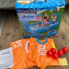 【南幌】中古 ビニールプール BESTWAY スキルショットプレ...