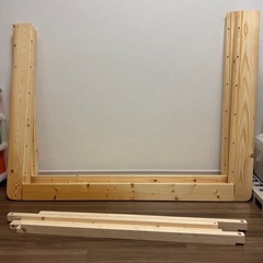 ダブルサイズすのこベッドの画像