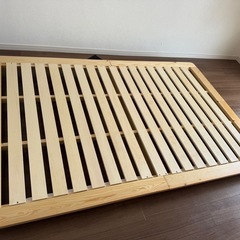 ダブルサイズすのこベッド