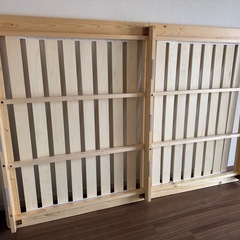 ダブルサイズすのこベッドの画像