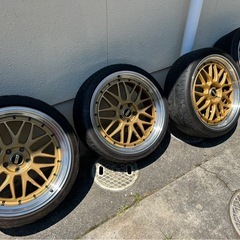 BBS LM タイプ LM風 20インチ 深リム 段リム20インチ 10J+17