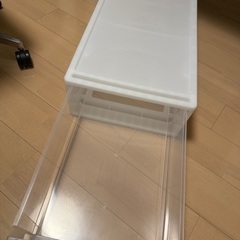 引き出し衣装ケースロング S 幅39×奥行74×高さ18cm ①の画像
