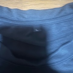 ハミューレ　Tシャツ　メンズ　Lサイズ　ブラック　黒　7分袖の画像