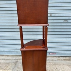 綾野製作所 キャビネット コーナー アンティークの画像