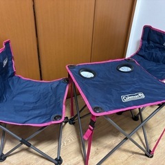 【Coleman】コールマン　コンパクトチェアテーブルセット　椅子　イスの画像