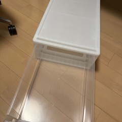 引き出し衣装ケースロング S 幅39×奥行74×高さ18cm ②の画像