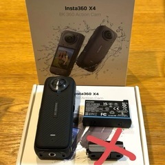 【新品未使用】Insta360 X4 本体＋クイックリリースマウントの画像