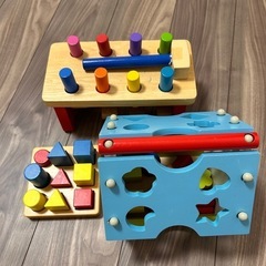 木製形合わせおもちゃセット
