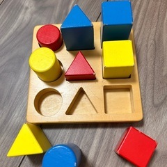 木製形合わせおもちゃセット
の画像