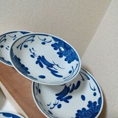 未使用　美濃焼　前畑陶器　庫山窯　中鉢５枚お得なサイズ！直径19.5高さ4.5㎝の画像