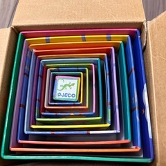 DJECO 動物パズルと積み木セットの画像