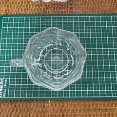 曽我ガラス SOGAGLASS 昭和レトロ　カップ　お皿　グレープライン　全10点セットの画像