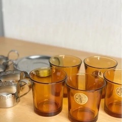 新品未使用　デュラレックス　コーヒーカップ＆ソーサー　5客セット　DURALEXの画像