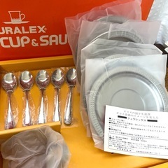 新品未使用　デュラレックス　コーヒーカップ＆ソーサー　5客セット　DURALEXの画像