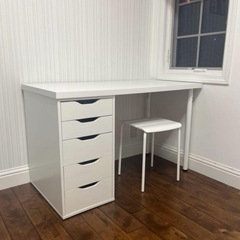 IKEAデスクアレックスワゴンイスセット