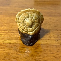 狸 たぬき 置物 ミニサイズ 陶器 レトロ 昭和レトロの画像