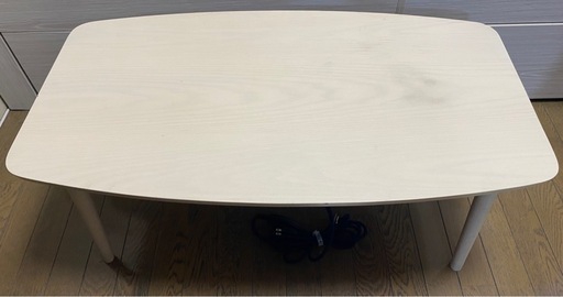 こたつ　折り畳み　折りたたみ　一人暮らし　ホワイト　