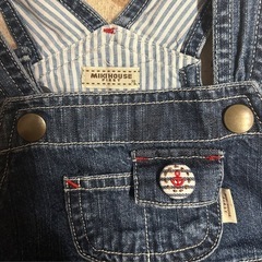 ミキハウス オーバーオール【size70】の画像