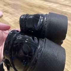 厚底　BUBBLESゴシック　リボンローファーシューズの画像