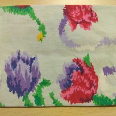 ポケットティッシュケース　レース×花の画像