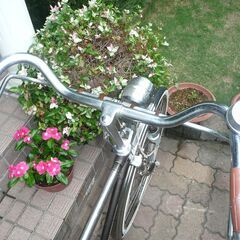 値下げ[希少/ビンテージ] BRIDGESTONE ブリジストン ORIENT 実用車/パパチャリ 26インチ自転車サイクル 前後タイヤ＆後ブレーキ新品の画像