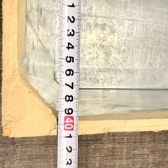 ビンテージ 希少 お茶箱 リメイク 道具入れ 茶箱 ブリキ 昭和レトロ 木箱  ヴィンテージ  BOX 収納の画像